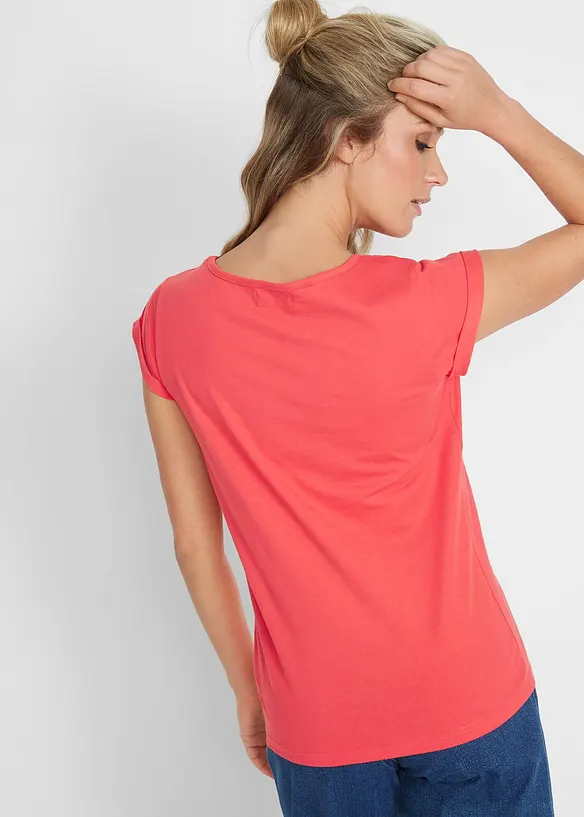 T-Shirt aus reiner Baumwolle, bonprix