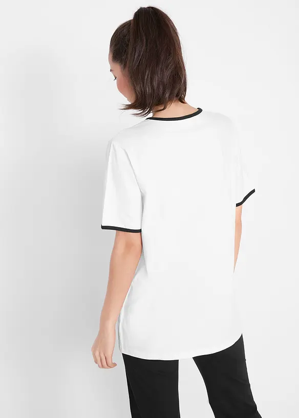 Lot de 2 T-shirts longs, bonprix