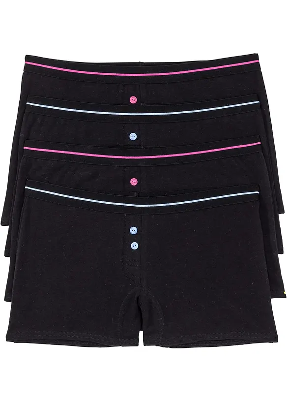 Damen Boxer (4er Pack), bonprix