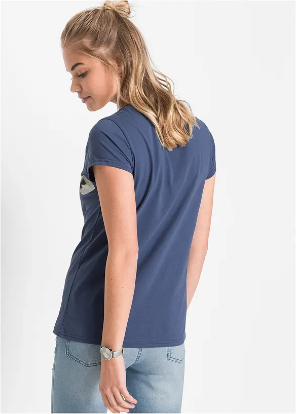 T-Shirt aus reiner Baumwolle, bonprix