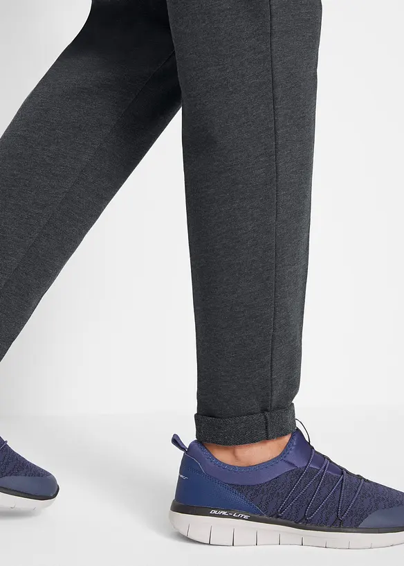 Pantalon en molleton, taille élastiquée, bonprix