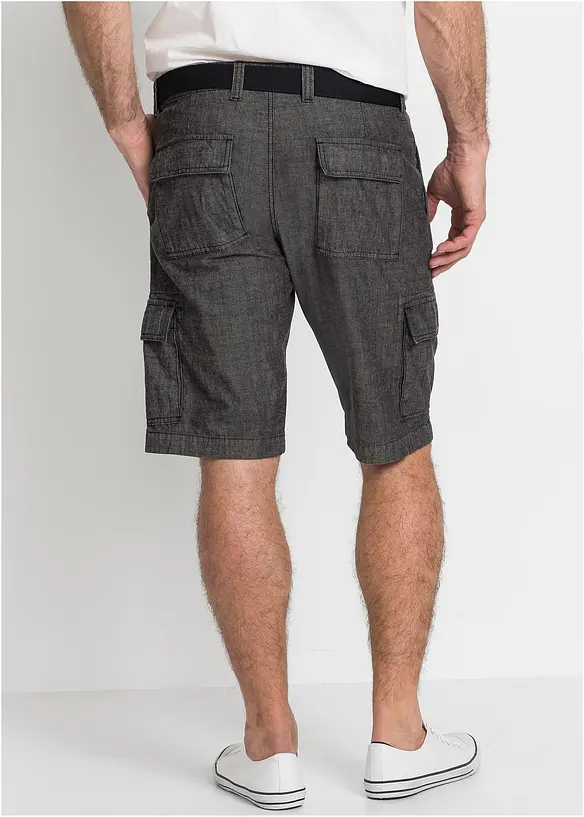 Bermuda cargo loose, 100% coton, bonprix