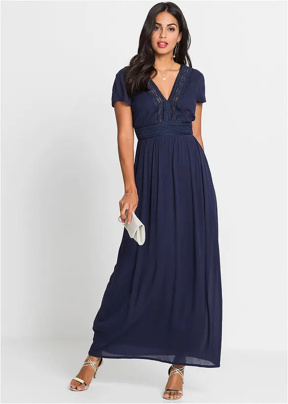 Maxikleid aus fließender Viskose, bonprix