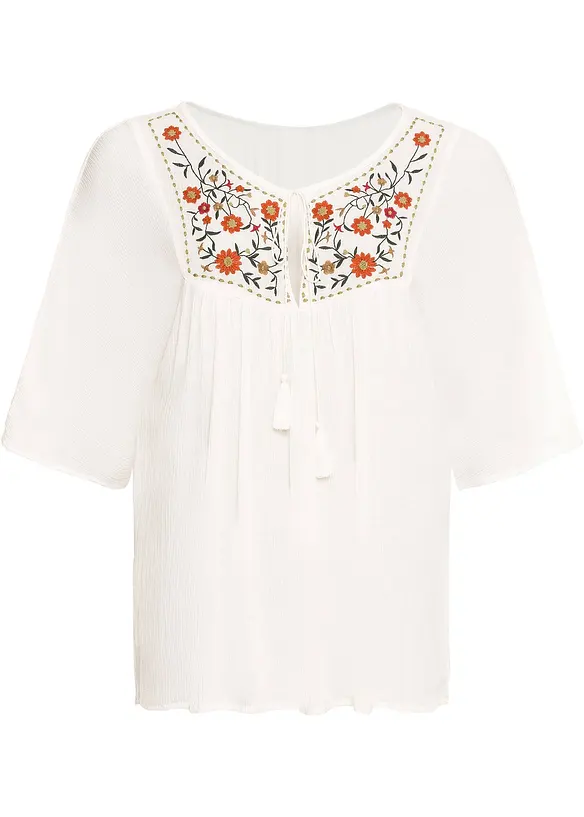 Tunique en viscose froissée, bonprix