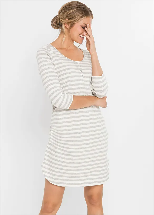 Chemise de nuit d’allaitement coton, bonprix