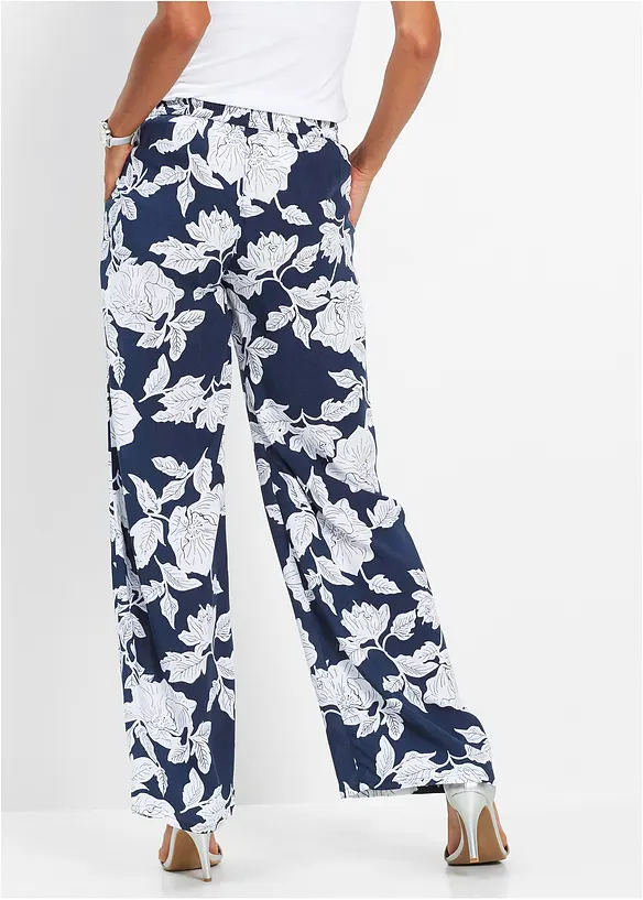 Palazzo-Hose aus fließender Viskose, bonprix