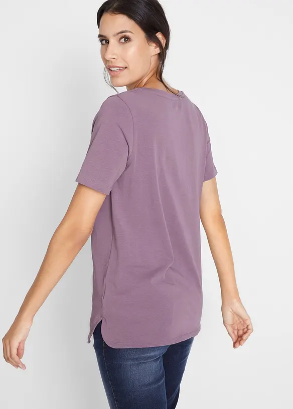 T-Shirt mit reiner Bio-Baumwolle, bonprix
