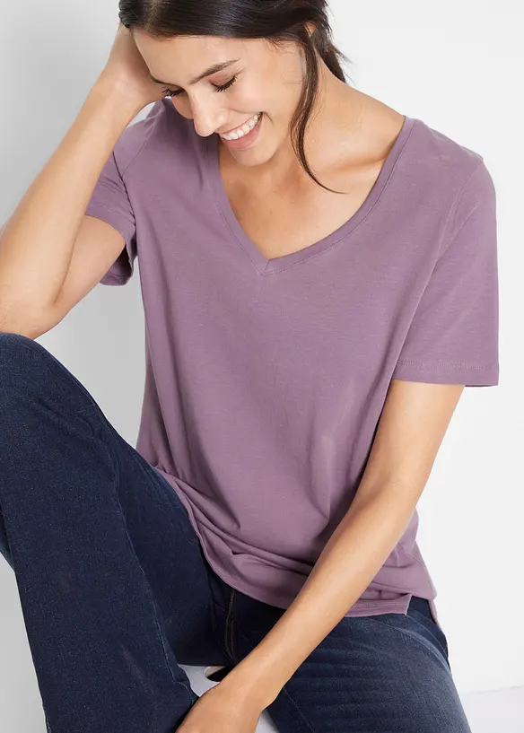 T-Shirt mit reiner Bio-Baumwolle, bonprix