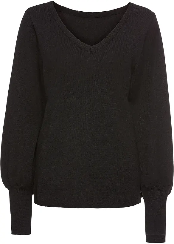 Pullover mit Ballonärmeln, bonprix