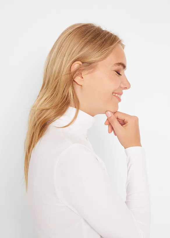 Langarmshirt mit reiner Bio-Baumwolle, bonprix