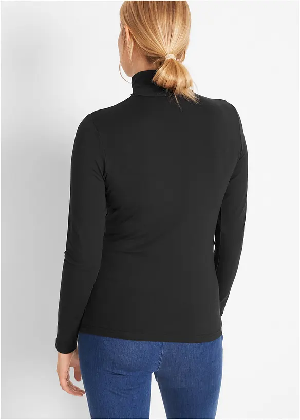 Sous-pull coton à col roulé, bonprix