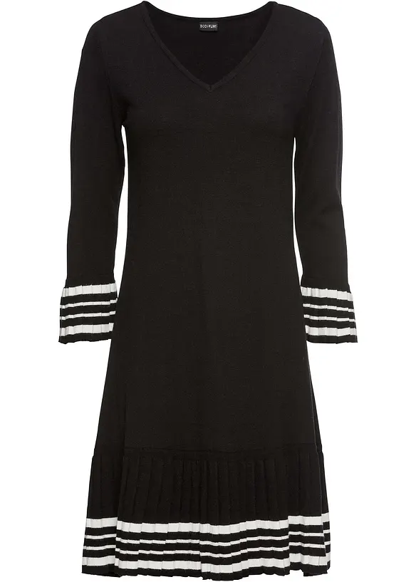 Robe fluide en maille de viscose mélangée, bonprix