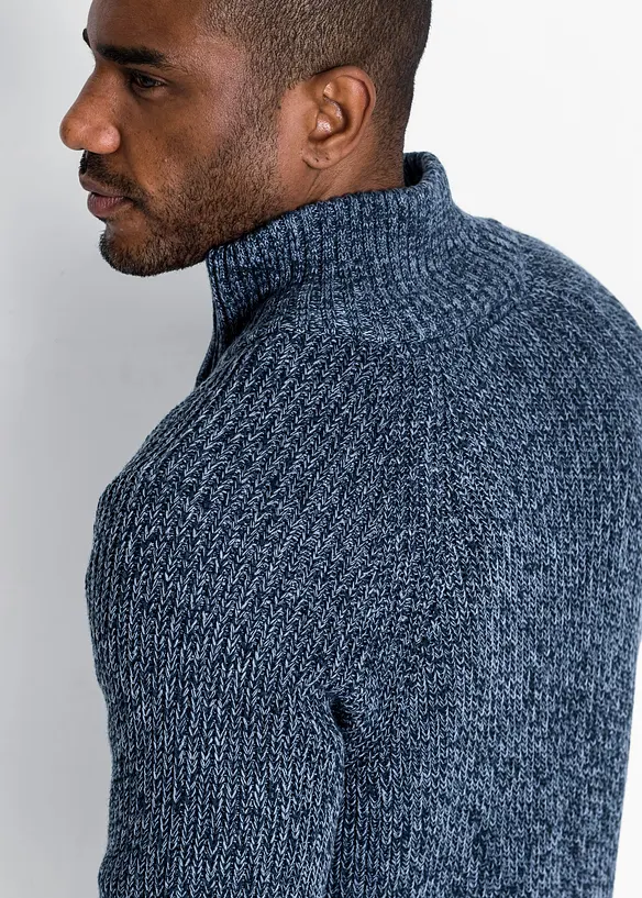 Grobstrickjacke mit Rippstruktur und Baumwolle, bonprix