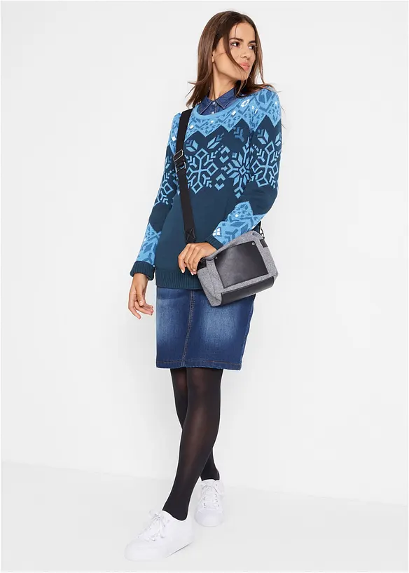 Pullover mit Norwegermuster, bonprix