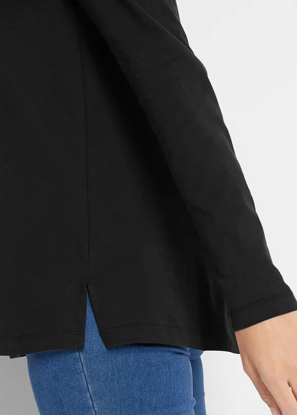 Langarmshirt aus reiner Baumwolle, bonprix