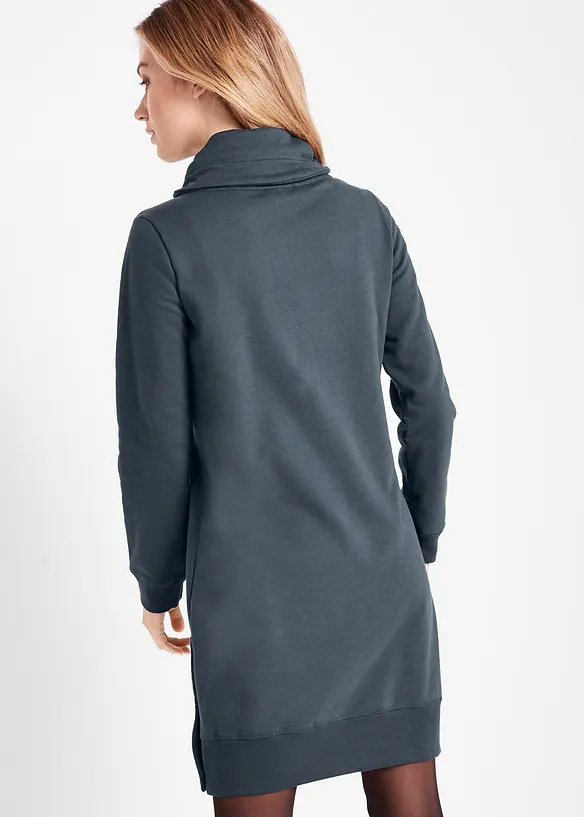 Sweatkleid aus reiner Baumwolle, bonprix