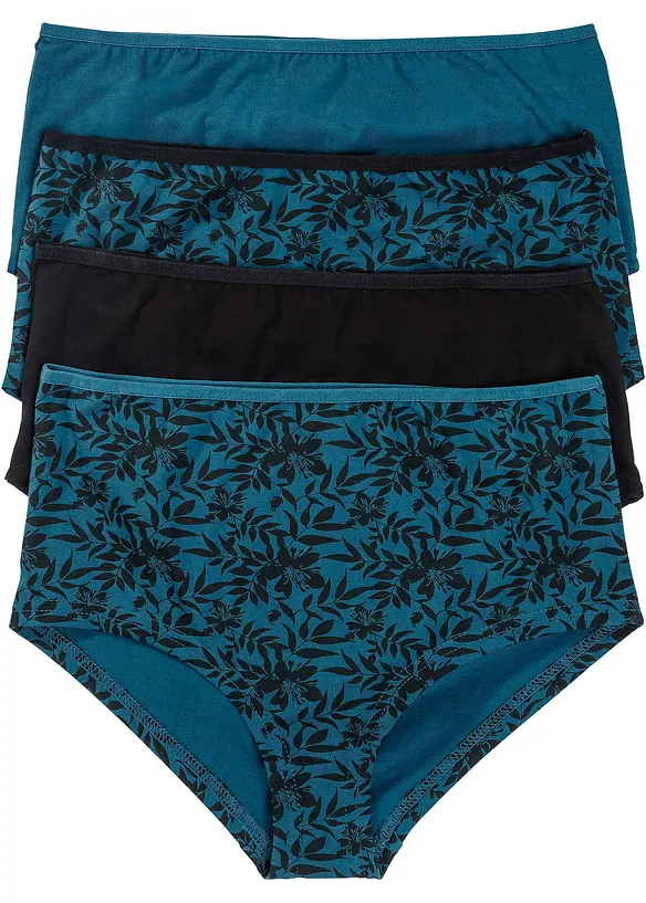 Lot de 4 culottes Maxi coton, bonprix
