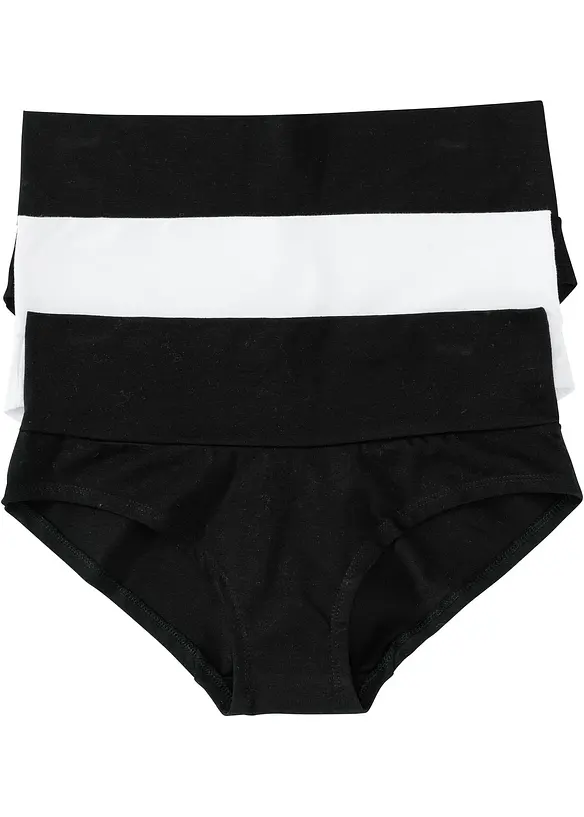 Umstandspanty mit Bio-Baumwolle (3er Pack), bonprix