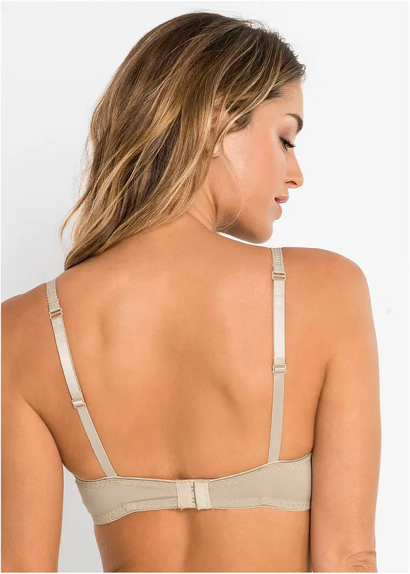 Lot de 3 soutiens-gorge à armatures et dentelle, bonprix