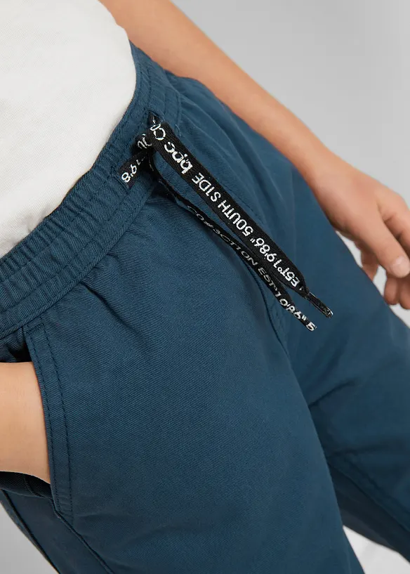 Lot de 3 pantalons à taille élastique, Regular Fit, bonprix