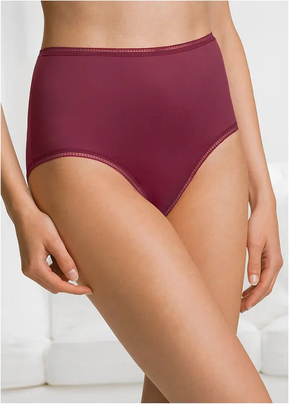 Microfaser Highwaist Slip (3er Pack), bonprix