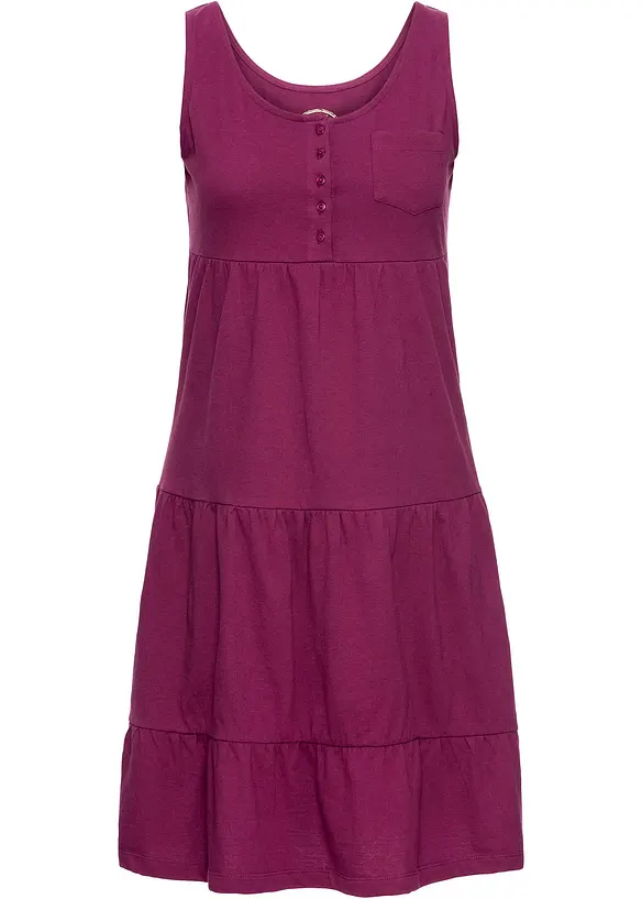 Baumwoll Jerseykleid, kurz, bonprix