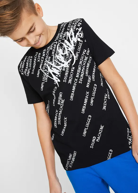 T-shirt Slim 100% coton, bonprix