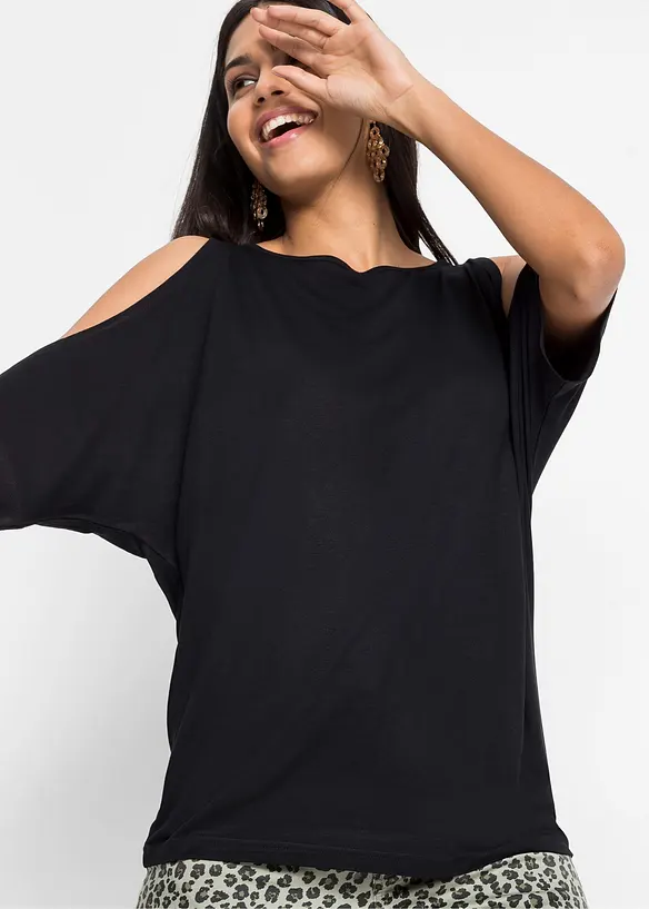 T-shirt avec découpes, bonprix