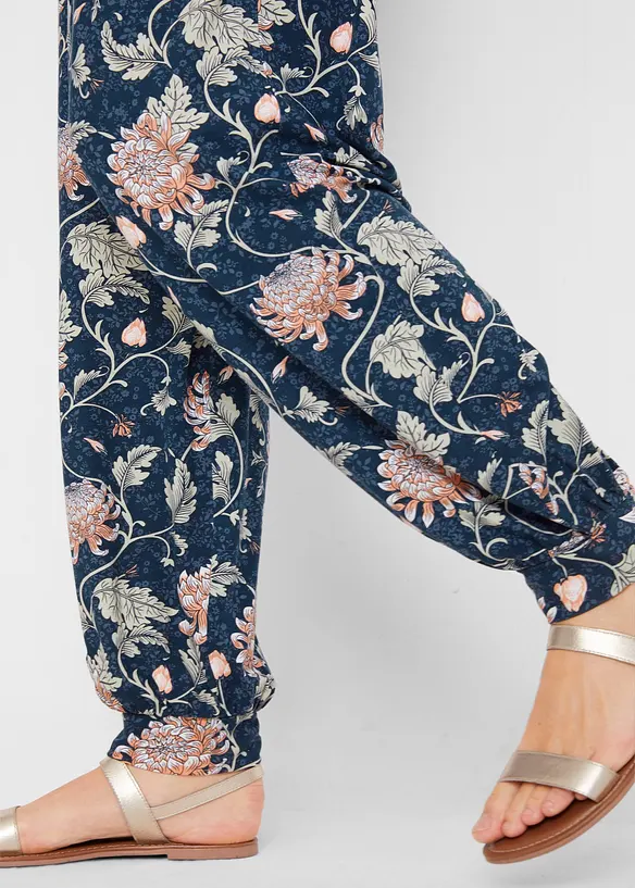 Pantalon sarouel en jersey, Loose Fit, bonprix