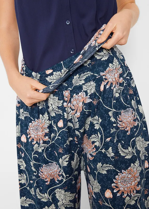 Pantalon sarouel en jersey, Loose Fit, bonprix