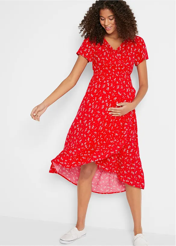 2-in-1 Umstands- und Stillkleid aus Viskose- Crepe, bonprix