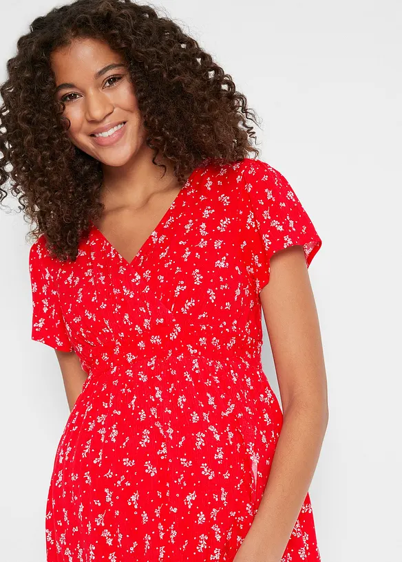 2-in-1 Umstands- und Stillkleid aus Viskose- Crepe, bonprix
