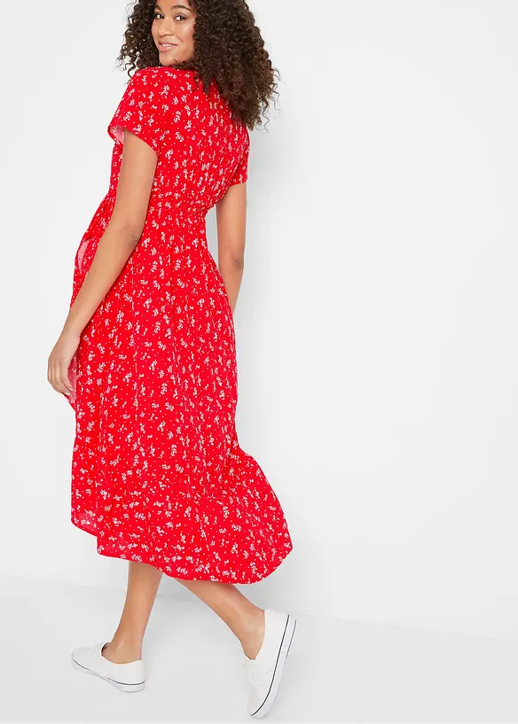 2-in-1 Umstands- und Stillkleid aus Viskose- Crepe, bonprix