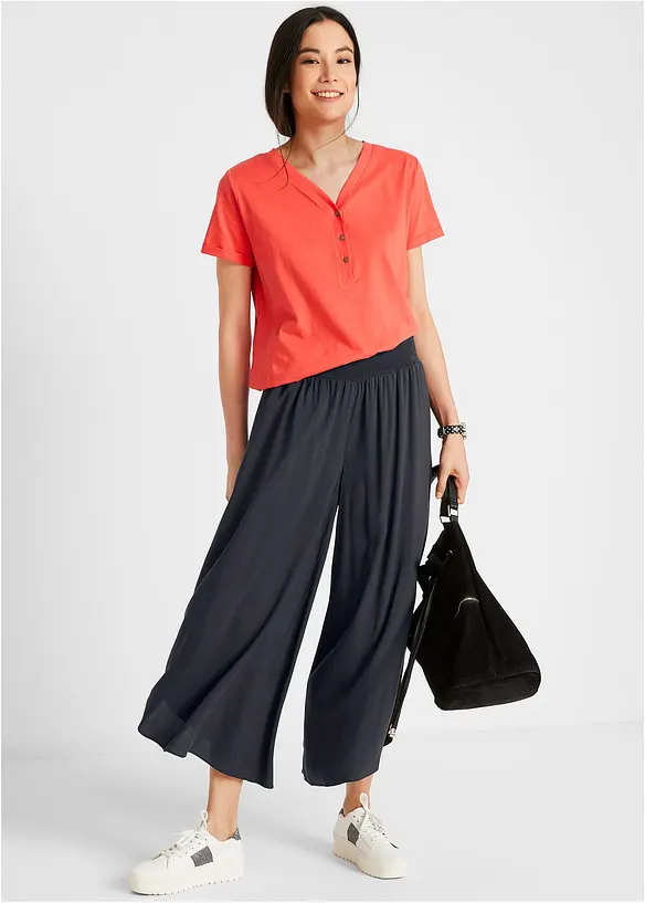 Wadenlange Culotte aus nachhaltiger Viskose, bonprix