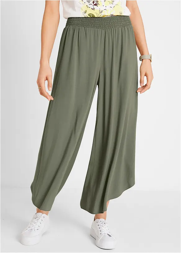Jupe-culotte longueur mollet en viscose, bonprix