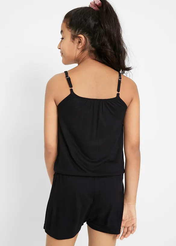 Combishort pour fille à rivets, bonprix