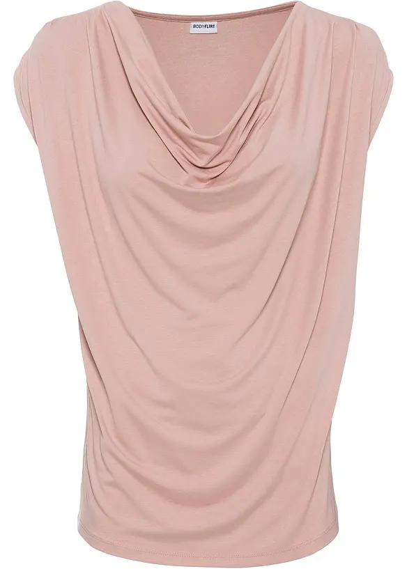 Wasserfall-Shirt aus Viskose-Mix, bonprix