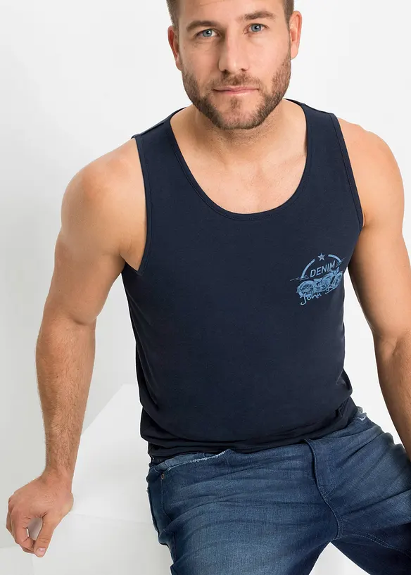 Tanktop (3er Pack), bonprix