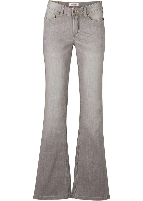 Bootcut Jeans Mid Waist, Komfort-Stretch, bonprix