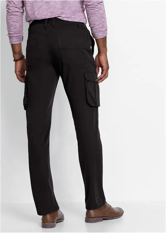 Regular Fit Cargohose m. Komfortschnitt, Straight, bonprix