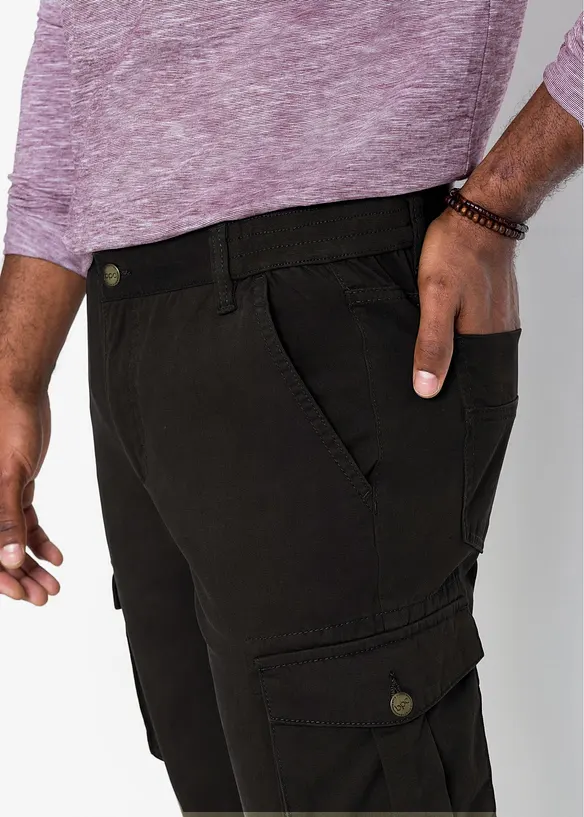 Regular Fit Cargohose m. Komfortschnitt, Straight, bonprix