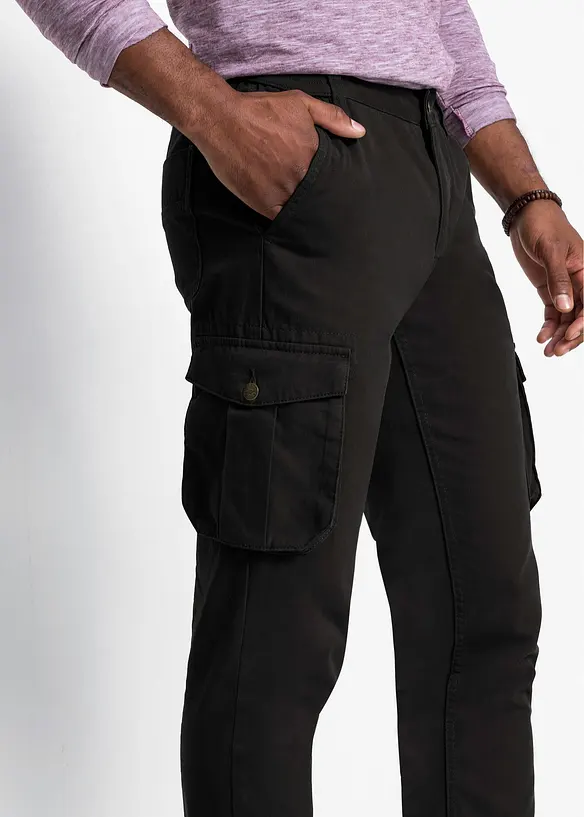 Regular Fit Cargohose m. Komfortschnitt, Straight, bonprix