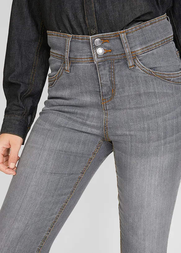 Slim-Fit-Jeans High Waist, Komfort-Stretch, bonprix