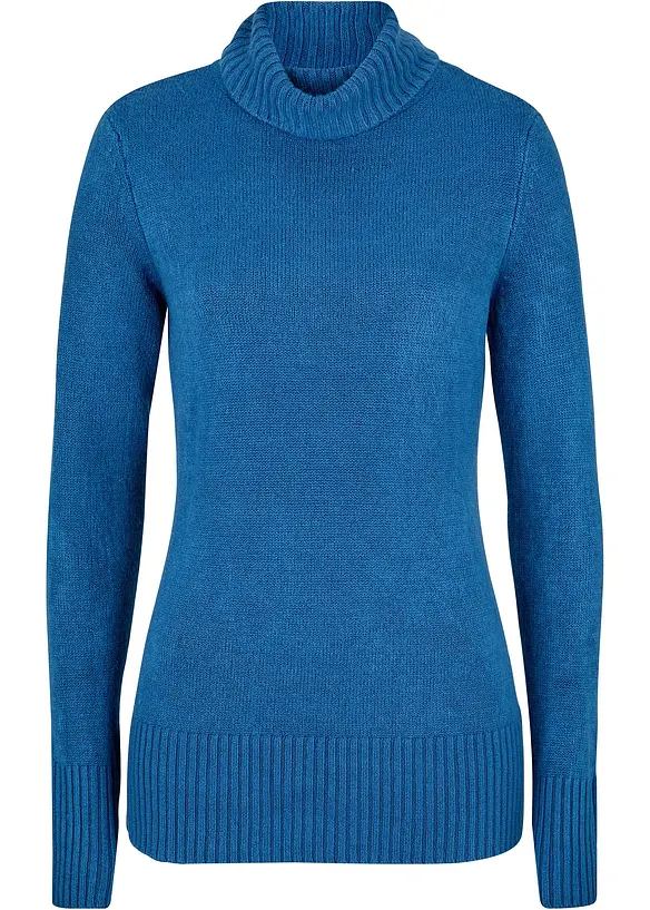 Pull col roulé basique, bonprix