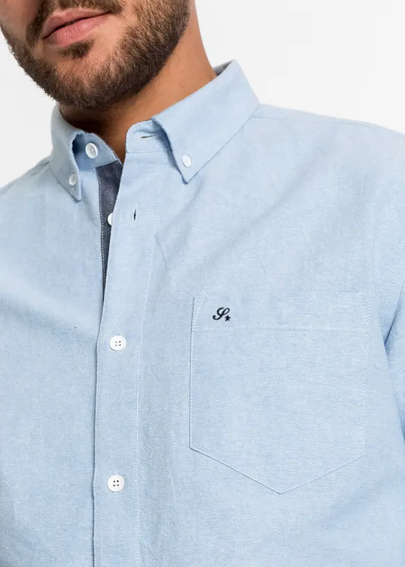 Oxford-Businesshemd aus reiner Baumwolle, Regular Fit, bonprix