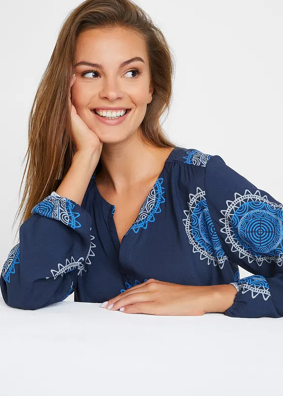 Tunique-blouse en viscose douce, bonprix