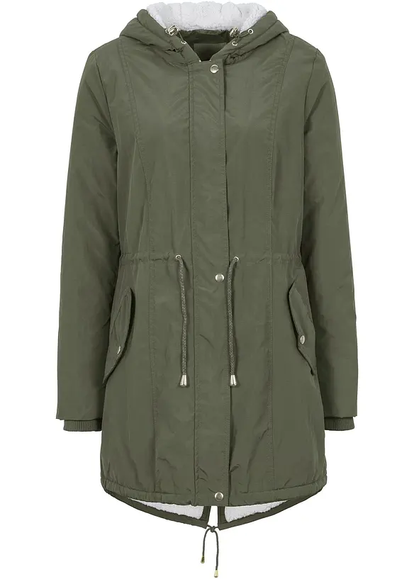 Parka avec doublure peluche, bonprix