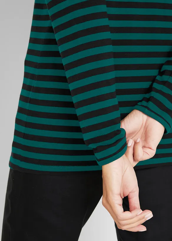 Langarmshirt mit reiner Bio-Baumwolle, bonprix