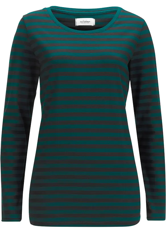 Langarmshirt mit reiner Bio-Baumwolle, bonprix