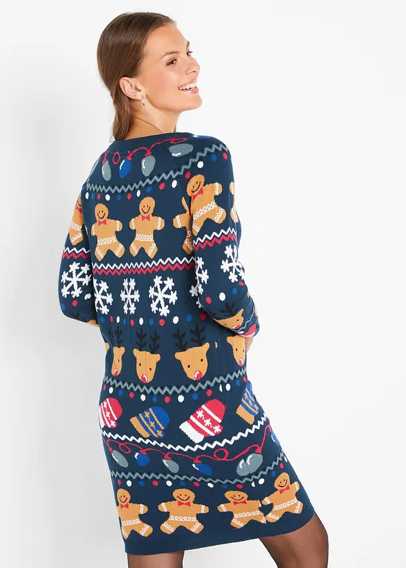 Weihnachts-Strickkleid, bonprix